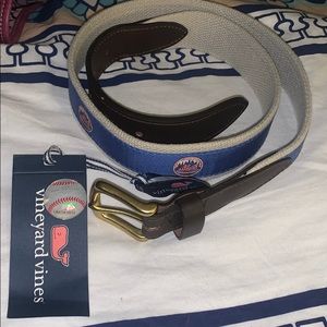 MLB NY Mets Vineyard Vines Men’s Belt